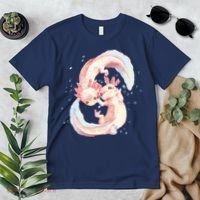 Axolotl Ying Yang Premium T-Shirt thumb 2