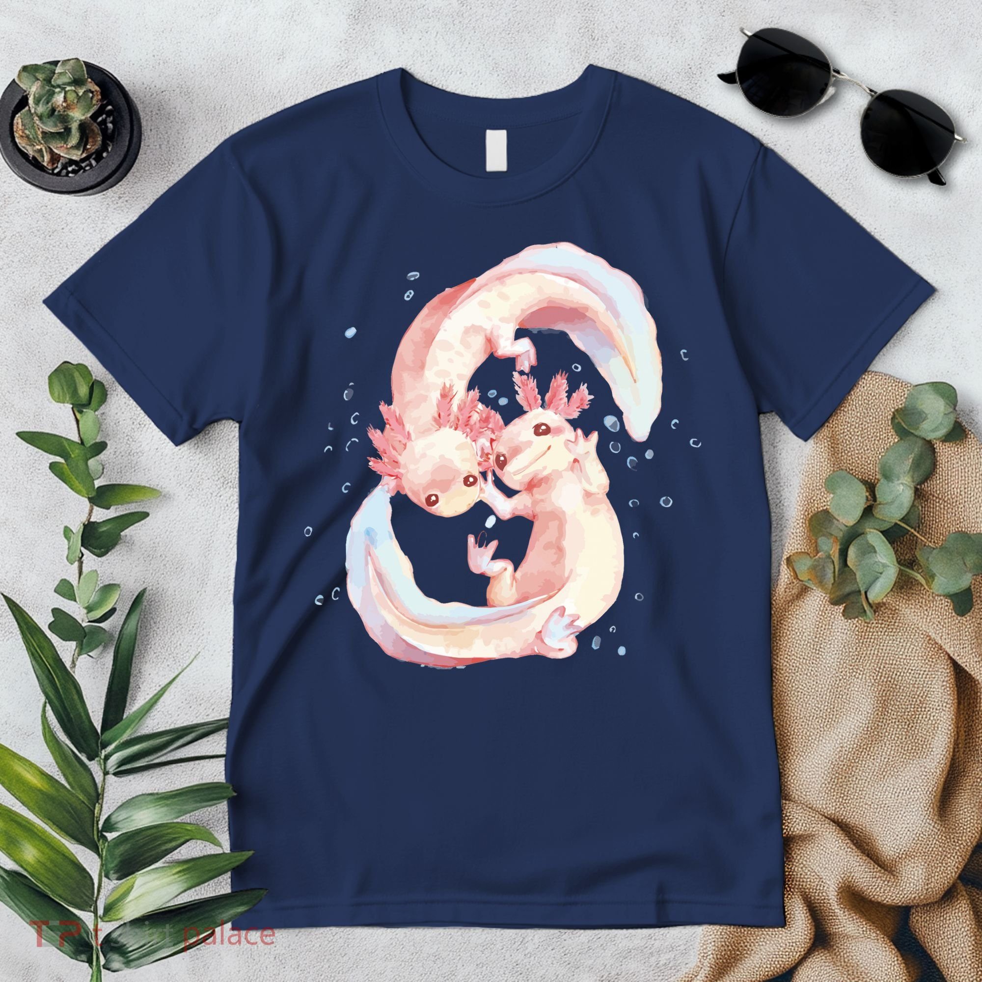 Axolotl Ying Yang Premium T-Shirt