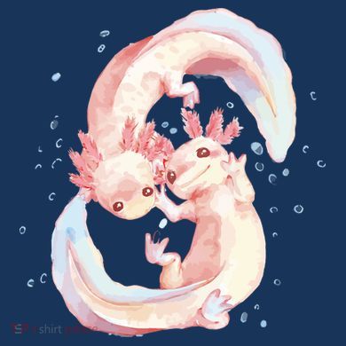 Axolotl Ying Yang Tall Sweatshirt