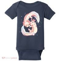 Axolotl Ying Yang Baby Bodysuit thumb 0