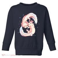 Axolotl Ying Yang Toddler Sweatshirt thumb 0