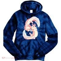 Axolotl Ying Yang Tie Dye Hoodie thumb 0