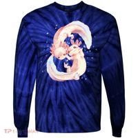 Axolotl Ying Yang Tie-Dye Long Sleeve Shirt thumb 0