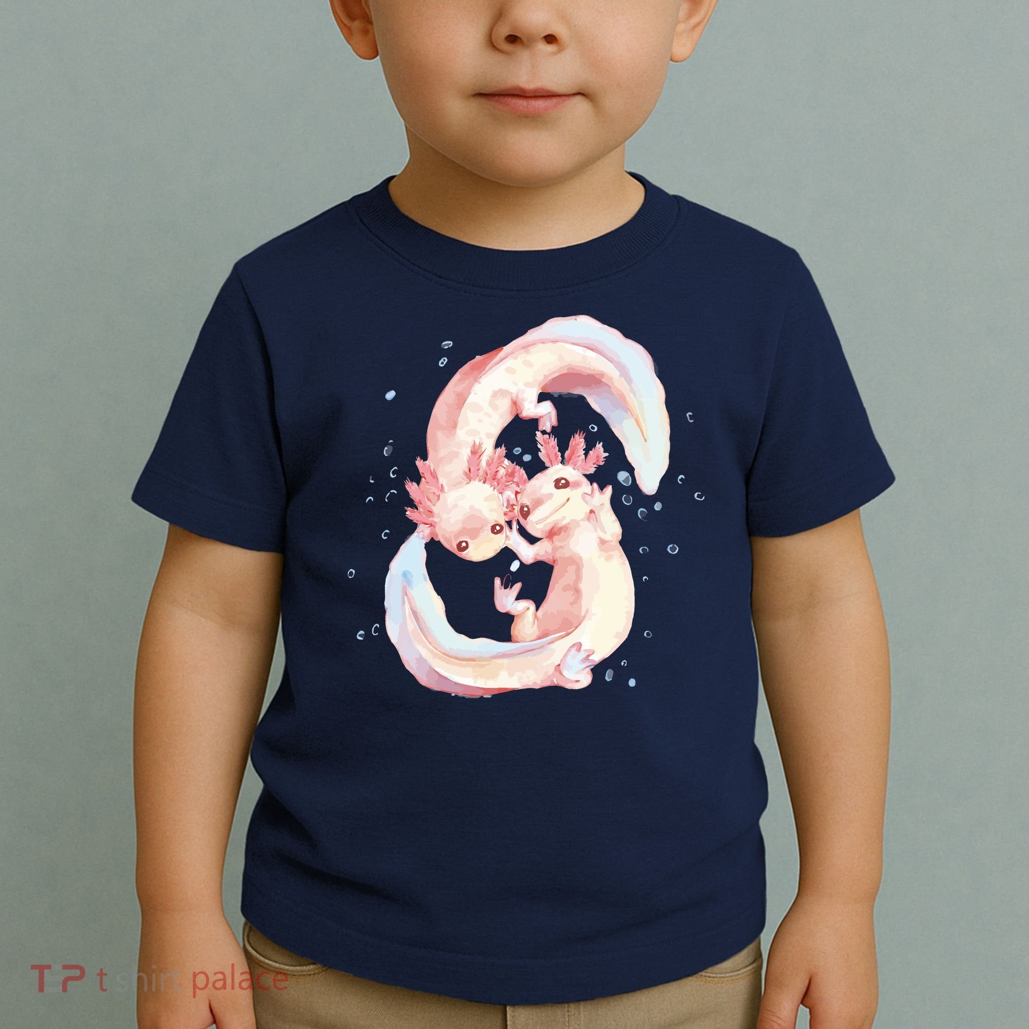 Axolotl Ying Yang Toddler T-Shirt