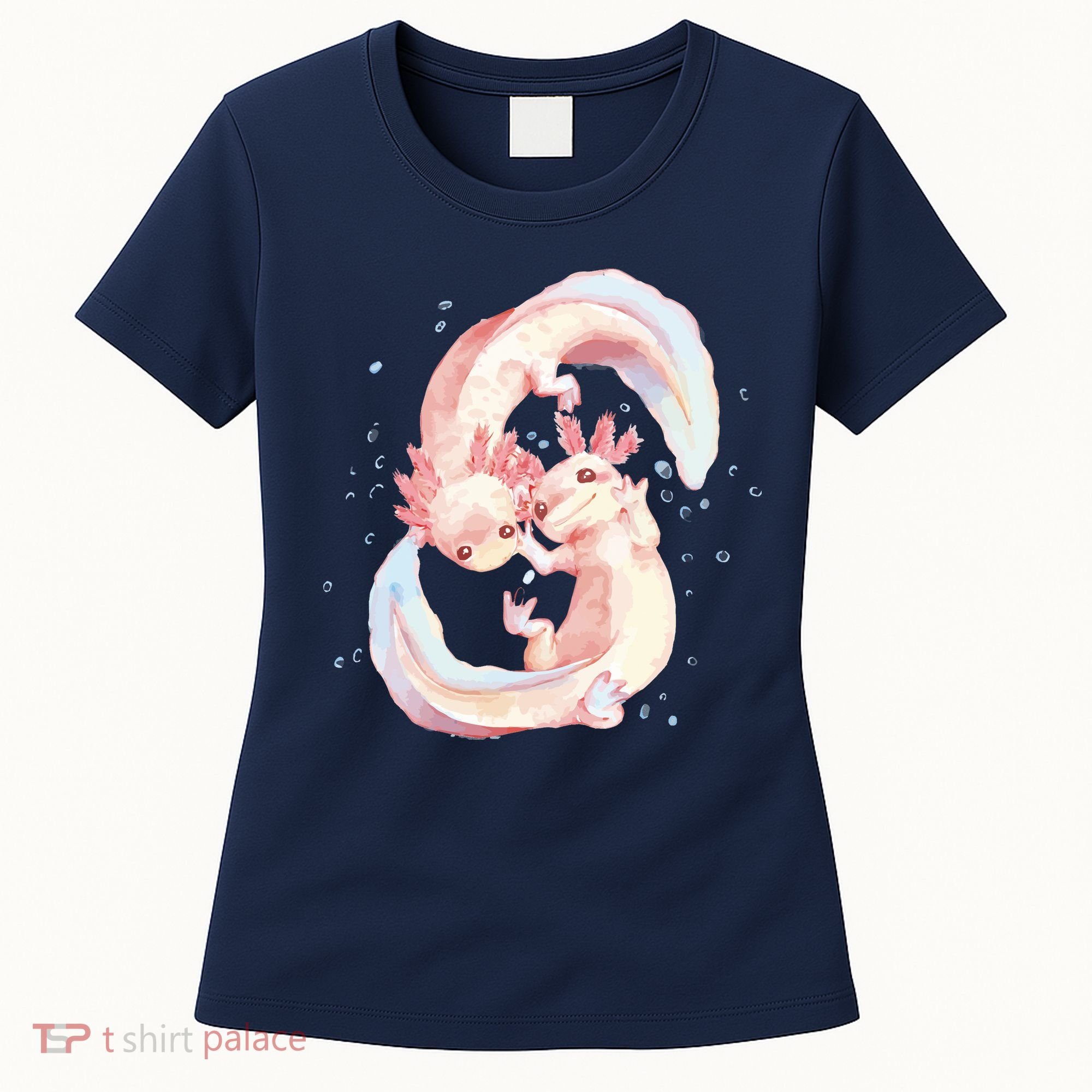 Axolotl Ying Yang Women's T-Shirt