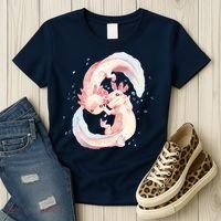 Axolotl Ying Yang Women's T-Shirt thumb 3