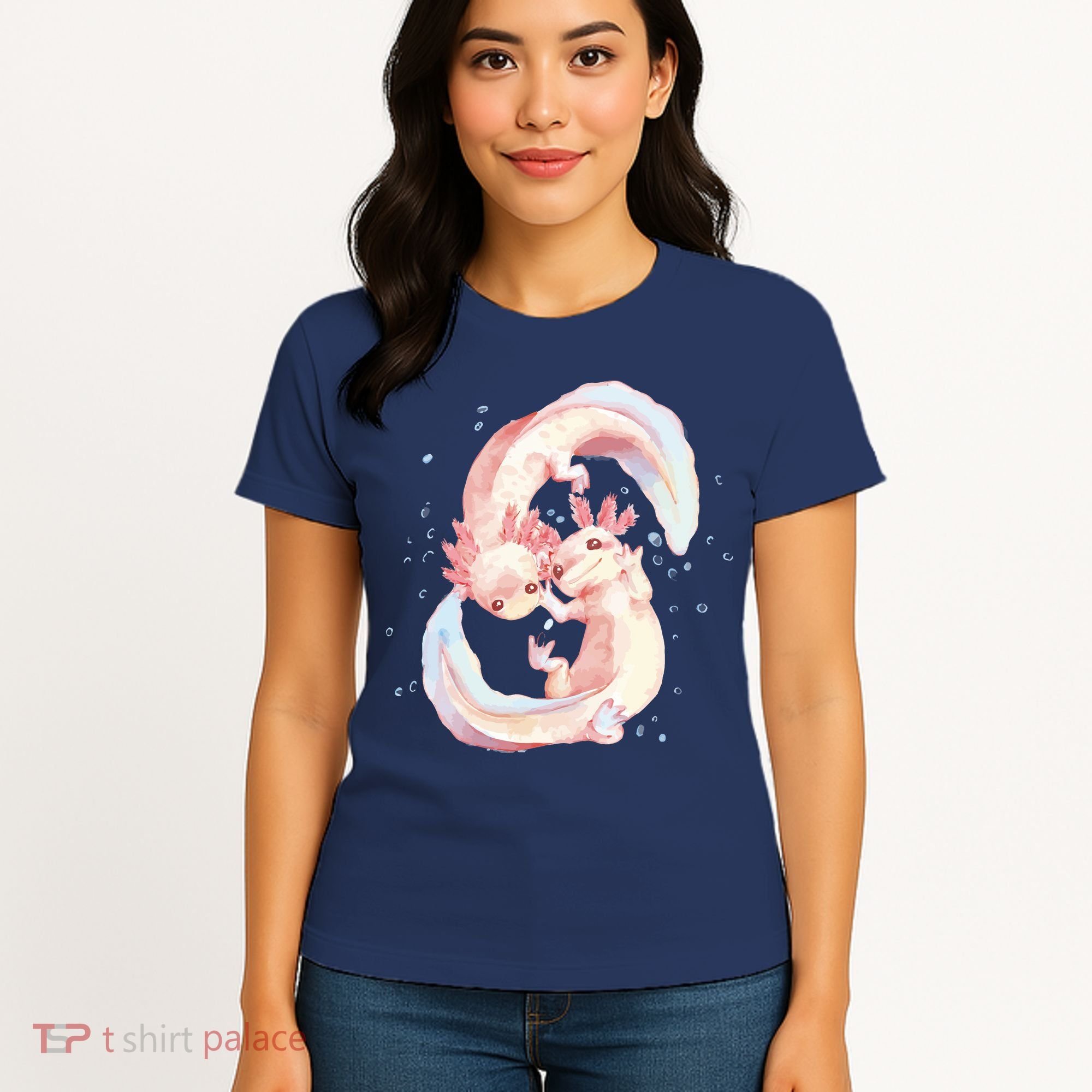 Axolotl Ying Yang Women's T-Shirt