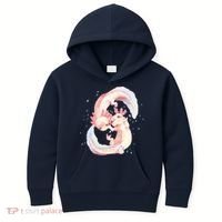Axolotl Ying Yang Kids Hoodie thumb 0