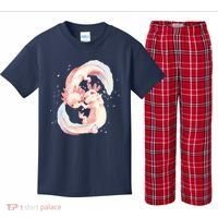 Axolotl Ying Yang Kids Plaid Pajama Set thumb 0