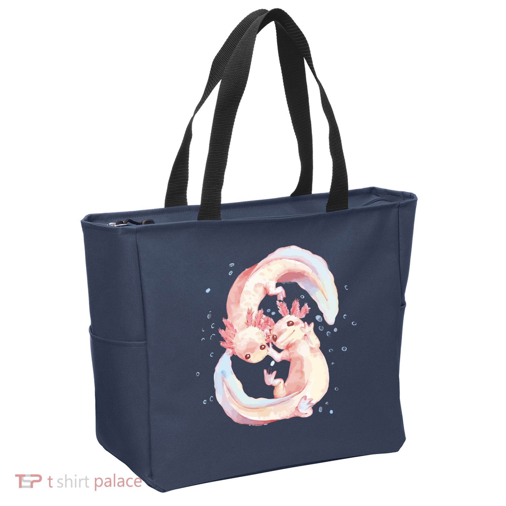 Axolotl Ying Yang Tote Bag