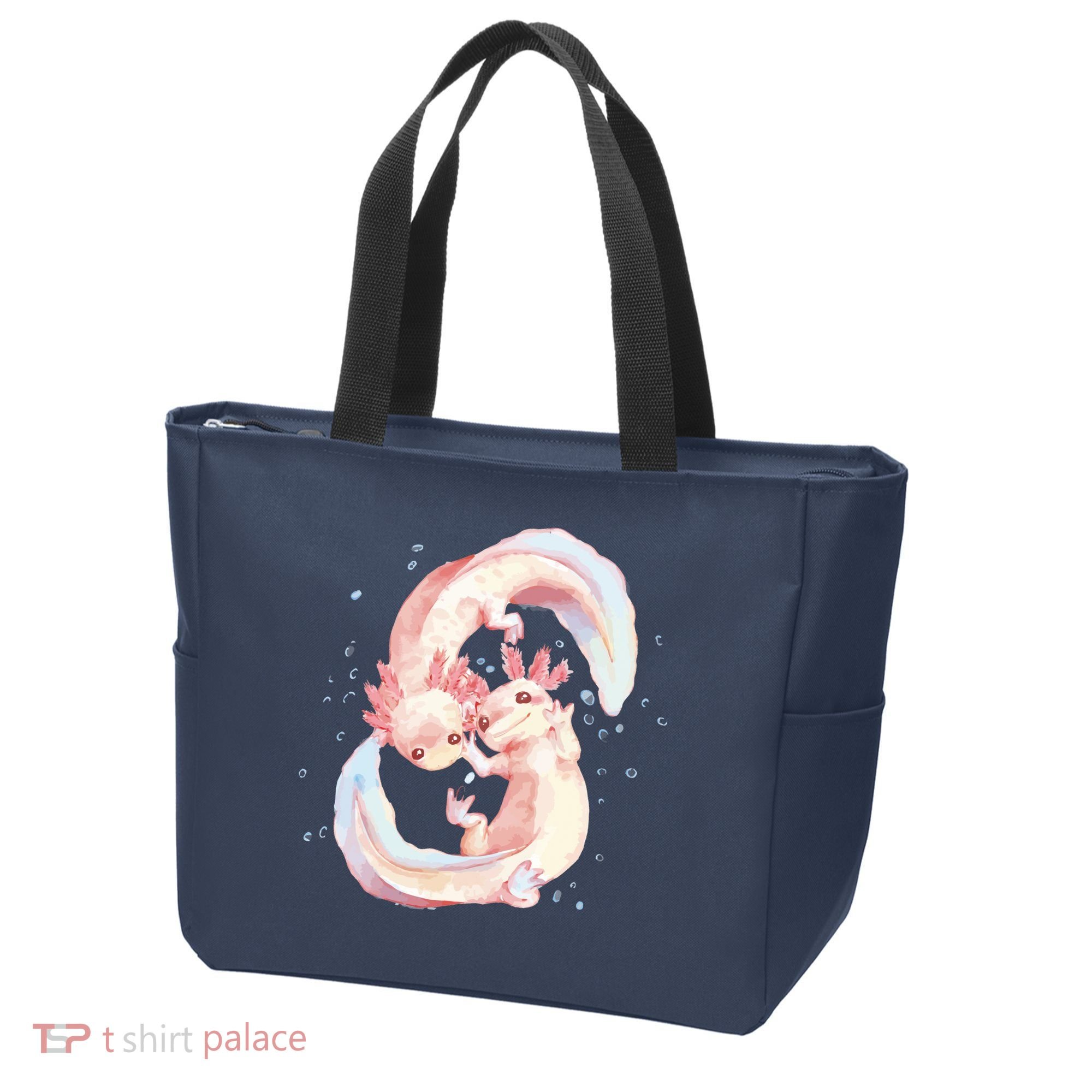 Axolotl Ying Yang Tote Bag