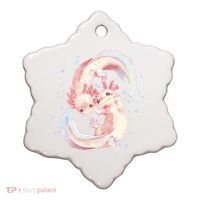 Axolotl Ying Yang Ceramic Ornament thumb 0