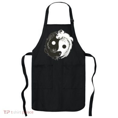 Axolotl Yin Yang Apron