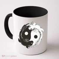 Axolotl Yin Yang Coffee Mug thumb 0