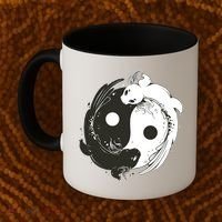 Axolotl Yin Yang Coffee Mug thumb 2