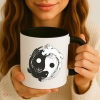 Axolotl Yin Yang Coffee Mug thumb 3