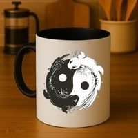 Axolotl Yin Yang Coffee Mug thumb 4