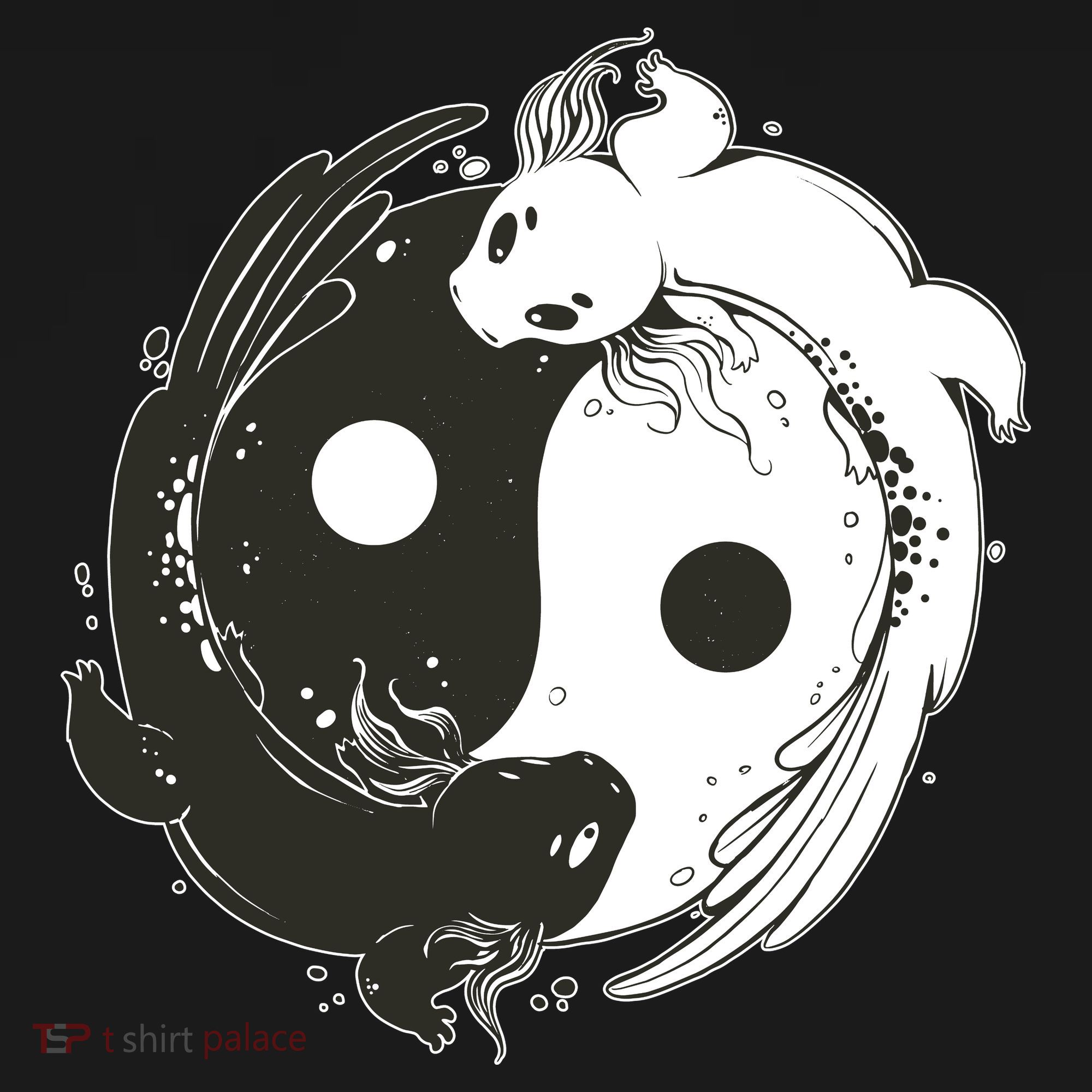 Axolotl Yin Yang Polo