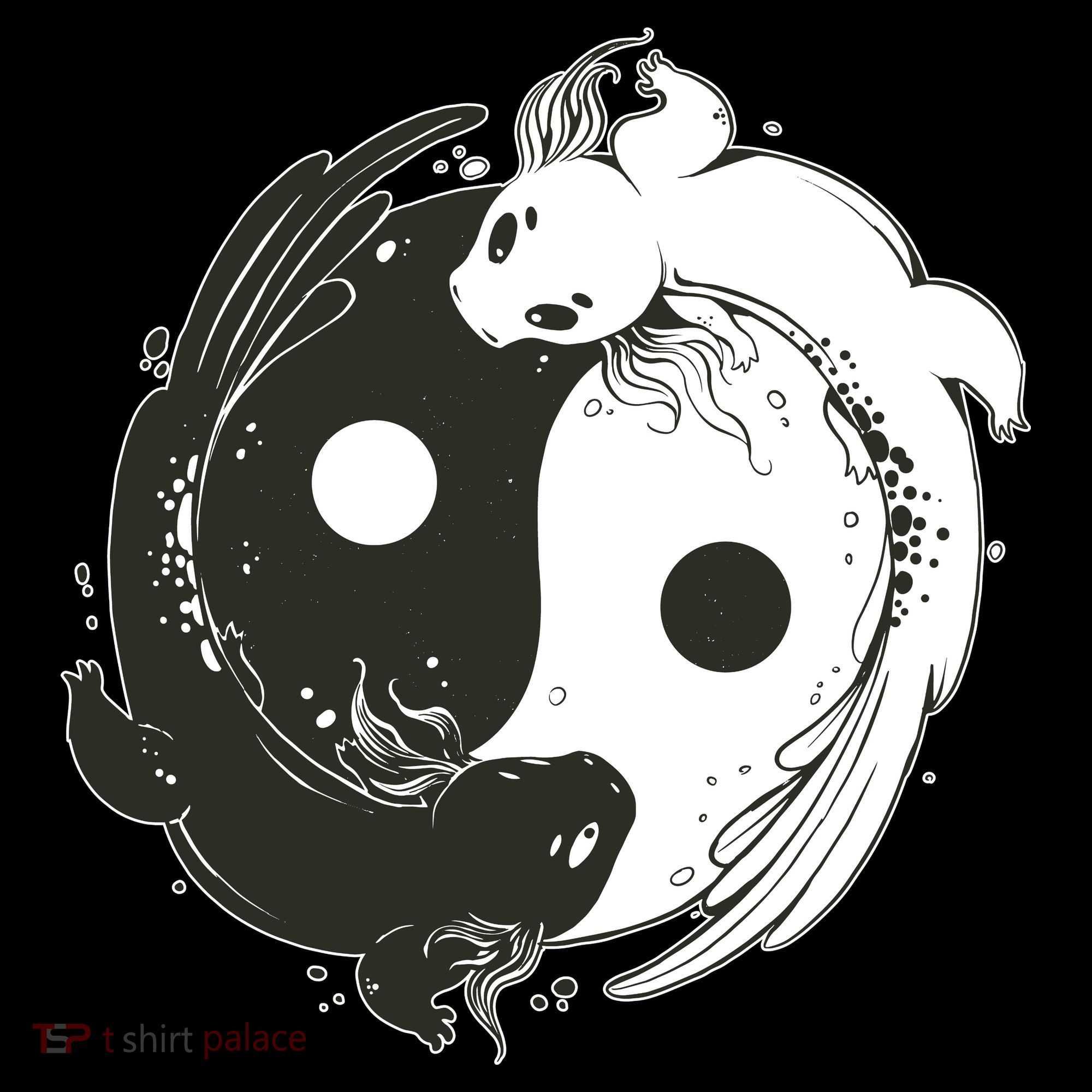 Axolotl Yin Yang Women's Hoodie