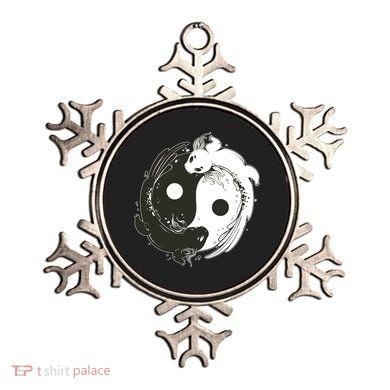 Axolotl Yin Yang Ornament