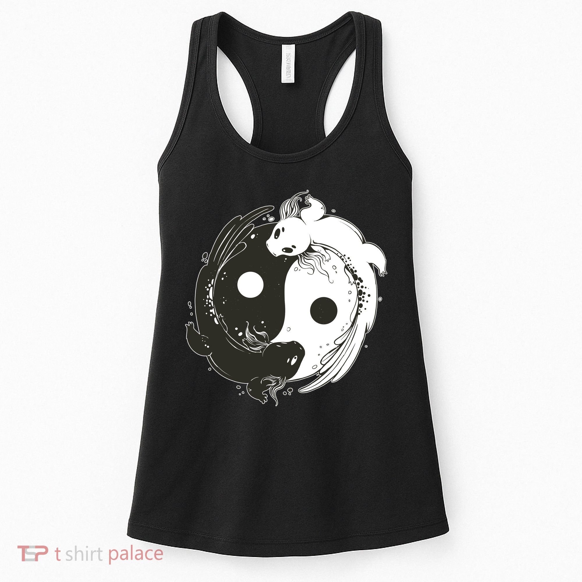 Axolotl Yin Yang Women's Tank Top