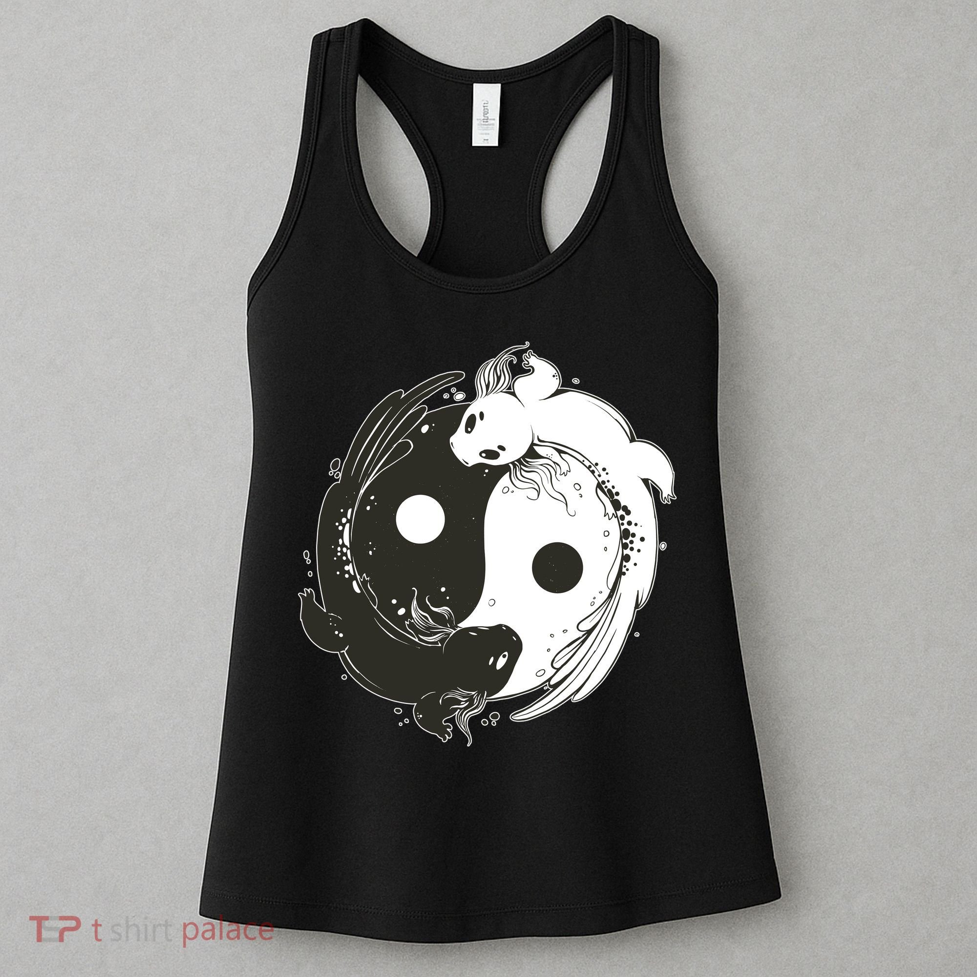 Axolotl Yin Yang Women's Tank Top