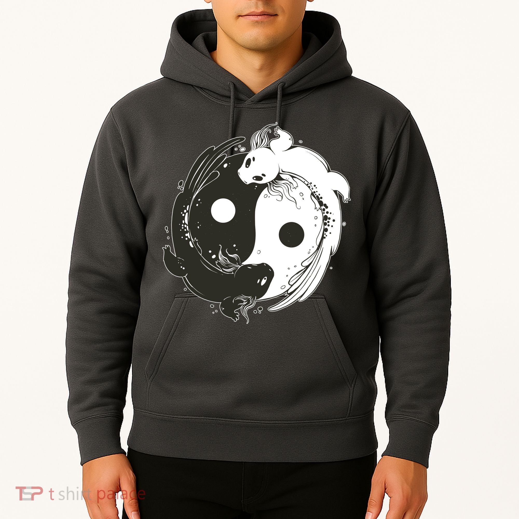 Axolotl Yin Yang Hoodie