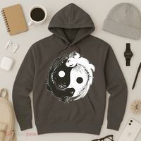 Axolotl Yin Yang Hoodie thumb 3