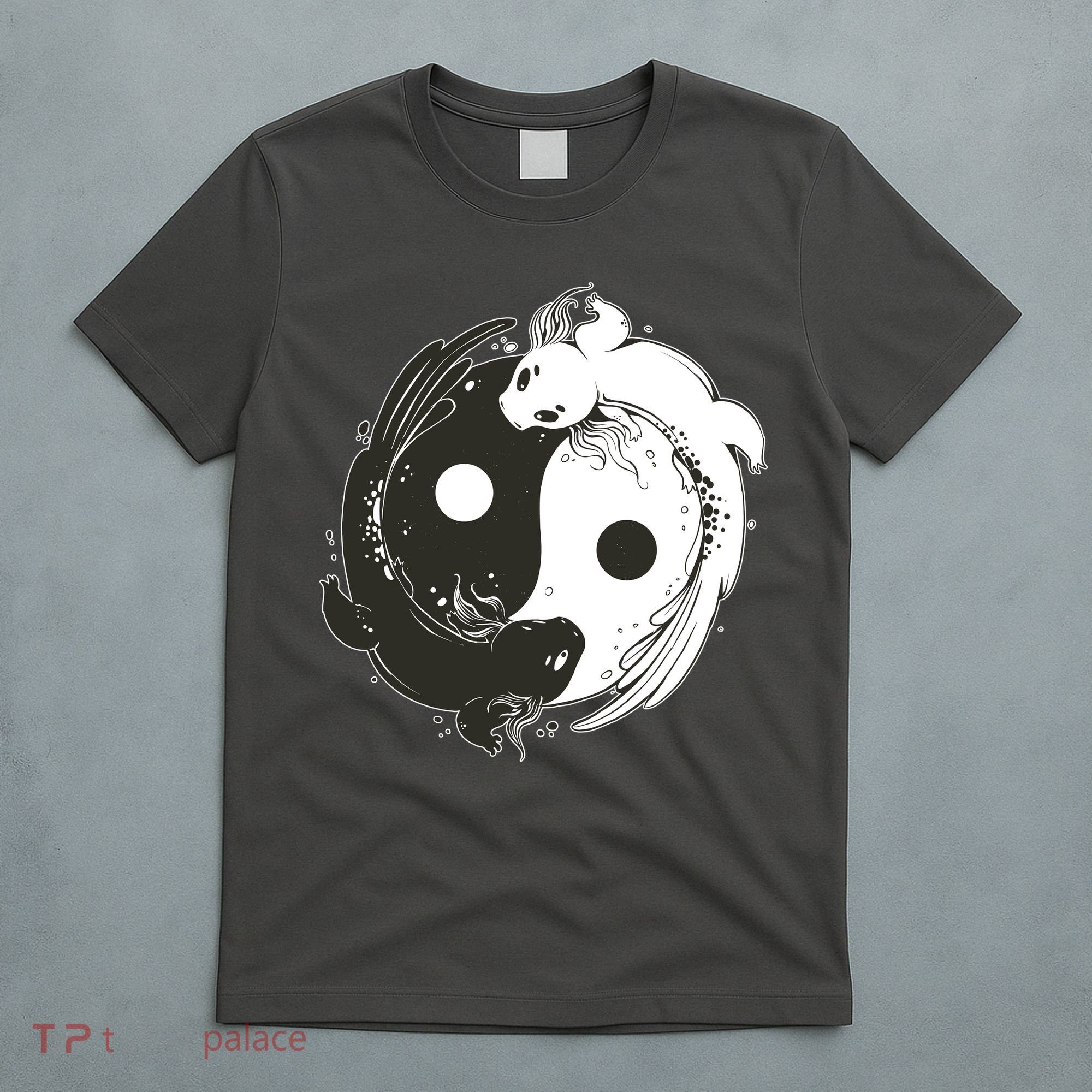 Axolotl Yin Yang T-Shirt