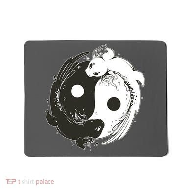 Axolotl Yin Yang Mousepad