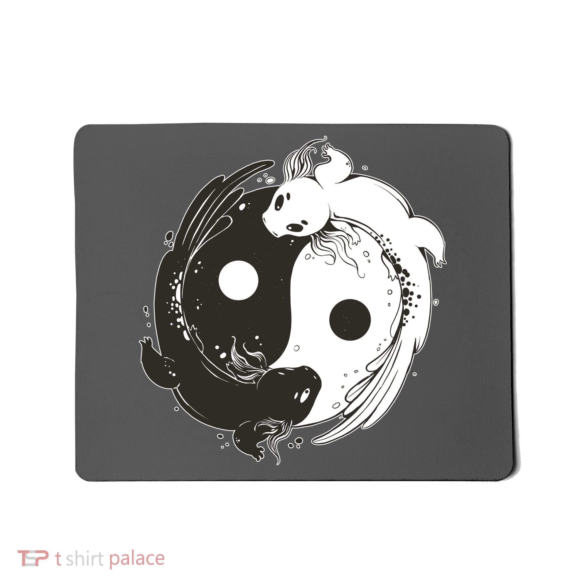 Axolotl Yin Yang Mousepad