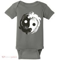 Axolotl Yin Yang Baby Bodysuit thumb 0