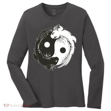 Axolotl Yin Yang Women's Long Sleeve Shirt
