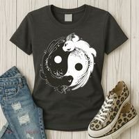 Axolotl Yin Yang Women's T-Shirt thumb 3