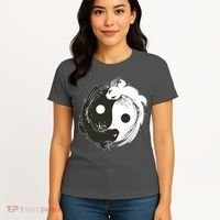 Axolotl Yin Yang Women's T-Shirt thumb 4