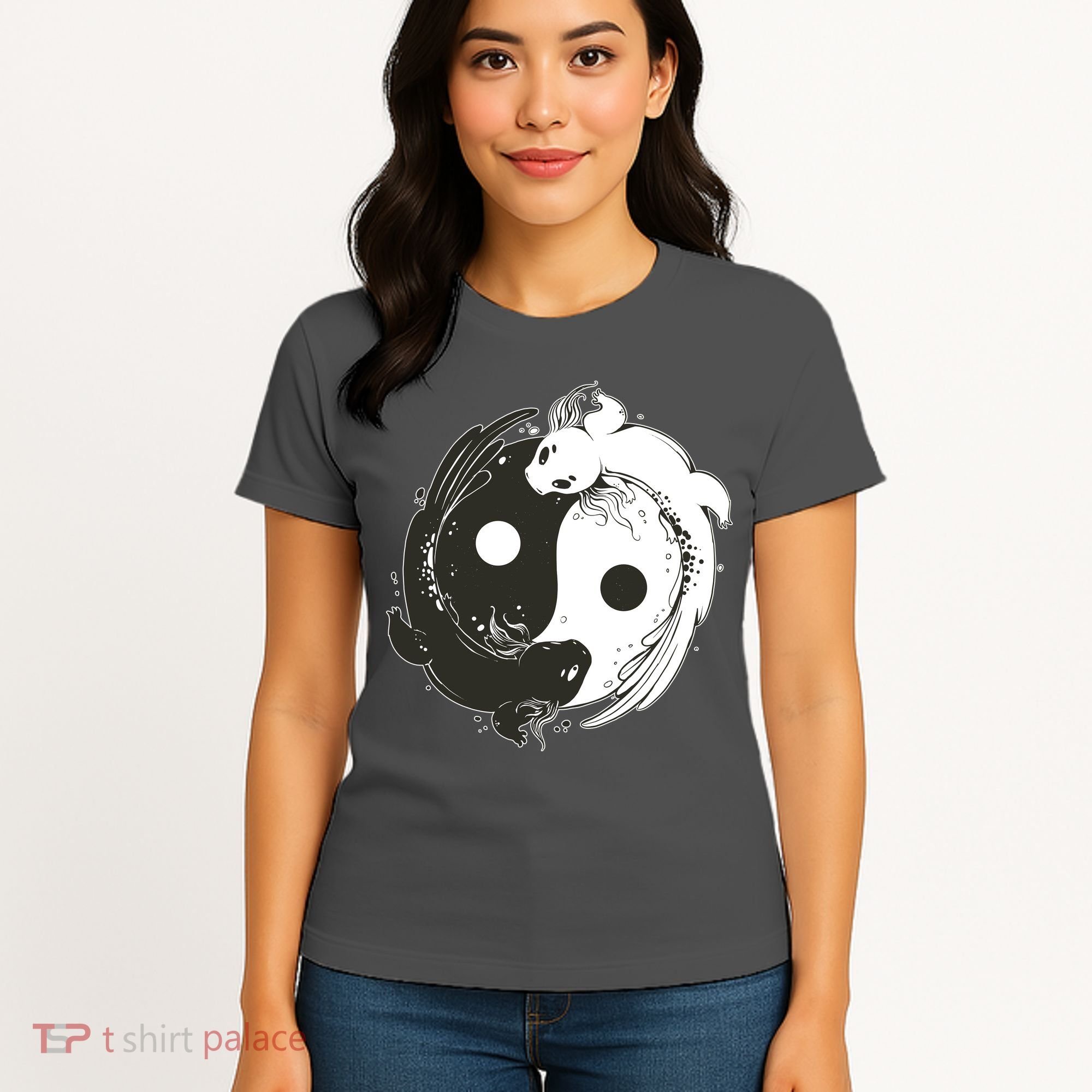 Axolotl Yin Yang Women's T-Shirt