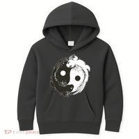 Axolotl Yin Yang Kids Hoodie thumb 0