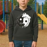 Axolotl Yin Yang Kids Hoodie thumb 2
