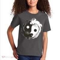 Axolotl Yin Yang Kids T-Shirt thumb 2