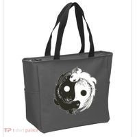 Axolotl Yin Yang Tote Bag thumb 2