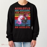 Axolotl Yin Yang Plush Pets Axolotyls Are Awesome Women's Sweatshirt thumb 0