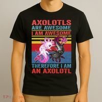 Axolotl Yin Yang Plush Pets Axolotyls Are Awesome T-Shirt thumb 3