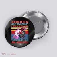 Axolotl Yin Yang Plush Pets Axolotyls Are Awesome Button thumb 0