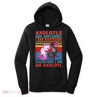 Axolotl Yin Yang Plush Pets Axolotyls Are Awesome Women's Hoodie thumb 0
