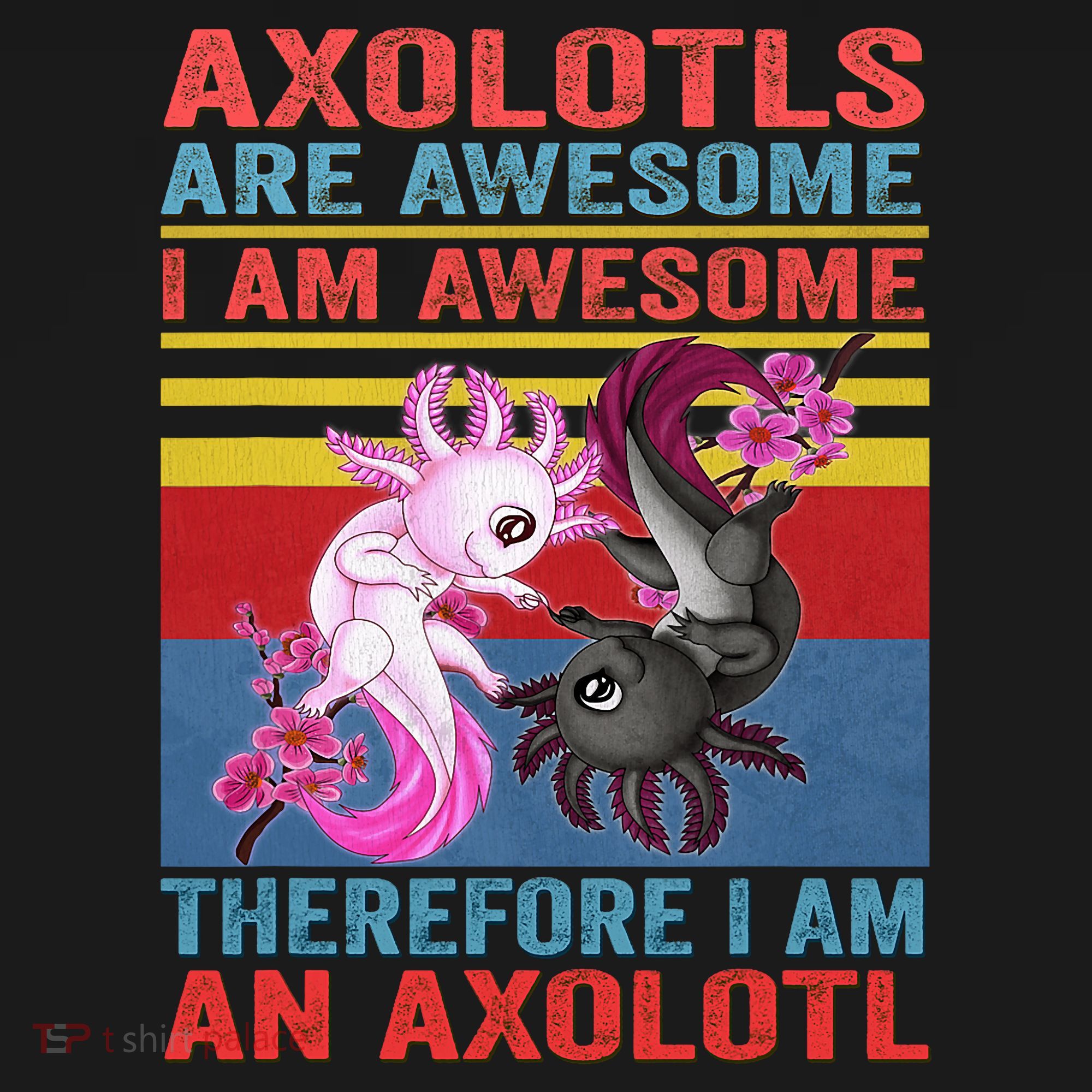 Axolotl Yin Yang Plush Pets Axolotyls Are Awesome Women's Tank Top