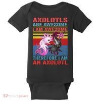 Axolotl Yin Yang Plush Pets Axolotyls Are Awesome Baby Bodysuit thumb 0