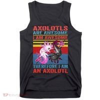 Axolotl Yin Yang Plush Pets Axolotyls Are Awesome Tank Top thumb 0