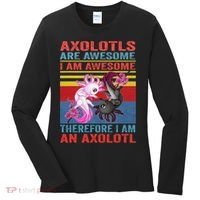 Axolotl Yin Yang Plush Pets Axolotyls Are Awesome Women's Long Sleeve Shirt thumb 0