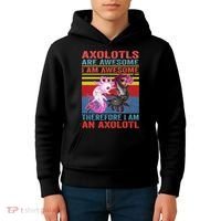 Axolotl Yin Yang Plush Pets Axolotyls Are Awesome Kids Hoodie thumb 4