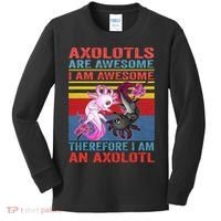 Axolotl Yin Yang Plush Pets Axolotyls Are Awesome Kids Long Sleeve Shirt thumb 0